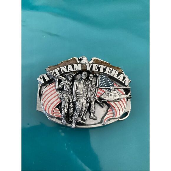 Vietnam Veteran Buckle - Picture 1 of 5
